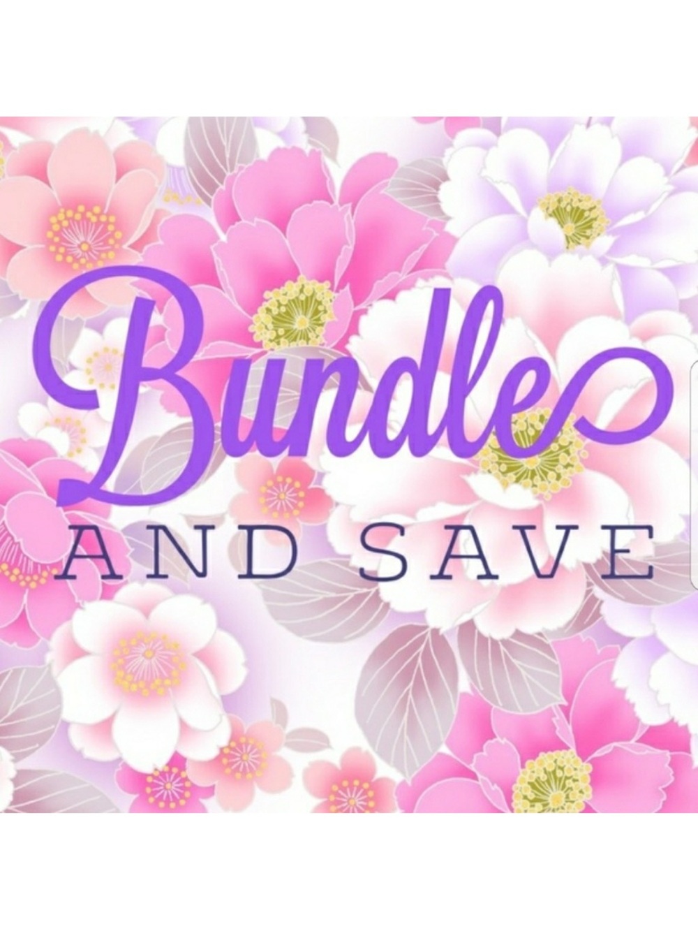 Bundle multiple items and get a discount.